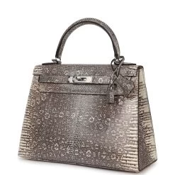 Hermès Hermes Kelly Sellier 28 Ombre Varanus Salvator Lizard Palladium Hardware 13 Hermès Hermes Kelly Sellier 28 Ombre Varanus Salvator Lizard Palladium Hardware -Online Bag Store H K 230714 2 MR 03