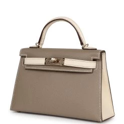 Hermès Hermes Special Order (HSS) Kelly 20 Nata And Gris Asphalte Epsom Sellier Gold Hardware 14 Hermès Hermes Special Order (HSS) Kelly 20 Nata And Gris Asphalte Epsom Sellier Gold Hardware -Online Bag Store H K 230724 2 03