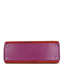 Hermès Vintage Hermes Kelly Retourne 32 Vibrato Cyclamen Box Gold Hardware -Online Bag Store H K 230801 1 06