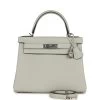 Hermès Hermes Kelly Retourne 28 Gris Neve Togo Palladium Hardware -Online Bag Store H K 230906 2 01