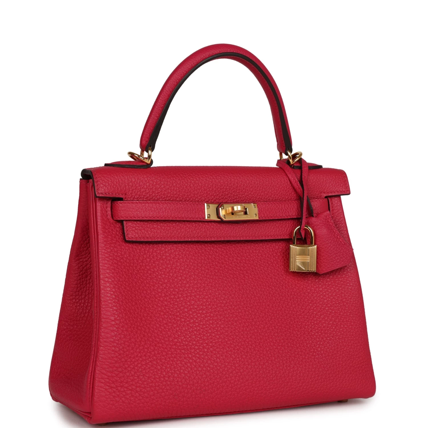 Hermès Hermes Kelly Retourne 25 Framboise Togo Gold Hardware 4 Hermès Hermes Kelly Retourne 25 Framboise Togo Gold Hardware - Image 2