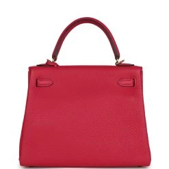 Hermès Hermes Kelly Retourne 25 Framboise Togo Gold Hardware 13 Hermès Hermes Kelly Retourne 25 Framboise Togo Gold Hardware -Online Bag Store H K 231003 1 05