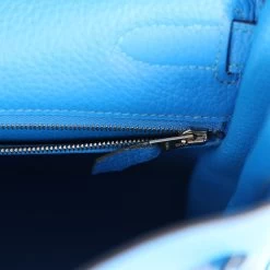 Hermès Pre-owned Hermes Kelly Retourne 32 Bleu Hydra Togo Palladium Hardware -Online Bag Store H K 231003 2 TY 10