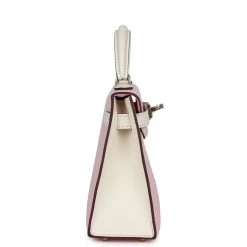 Hermès Hermes Special Order (HSS) Kelly 20 Rose Sakura And Nata Chevre Permabrass Hardware -Online Bag Store H K 231120 2 VL 04