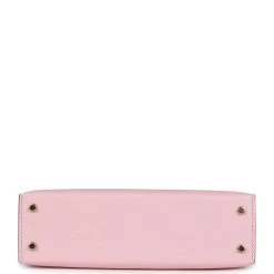 Hermès Hermes Special Order (HSS) Kelly 20 Rose Sakura And Nata Chevre Permabrass Hardware -Online Bag Store H K 231120 2 VL 06