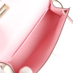 Hermès Hermes Special Order (HSS) Kelly 20 Rose Sakura And Nata Chevre Permabrass Hardware -Online Bag Store H K 231120 2 VL 08