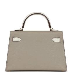 Hermès Hermes Special Order (HSS) Kelly 20 Gris Tourterelle And Nata Chevre Gold Hardware 13 Hermès Hermes Special Order (HSS) Kelly 20 Gris Tourterelle And Nata Chevre Gold Hardware -Online Bag Store H K 231121 1 05