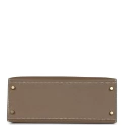 Hermès Hermes Kelly Sellier 28 Etoupe Epsom Gold Hardware 16 Hermès Hermes Kelly Sellier 28 Etoupe Epsom Gold Hardware -Online Bag Store H K 231201 1 06