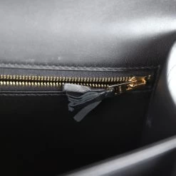 Hermès Pre-owned Hermes Constance 24 Black Shiny Alligator Rose Gold Hardware -Online Bag Store H K 231204 1 PK 10 156137f0 ee24 4bb3 80fc a54ed44cabfa