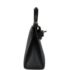 Hermès Hermes Kelly Sellier 20 Black Madame And Lizard Touch Gold Hardware -Online Bag Store H K 23121 01 AM 04