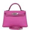 Hermès Pre-owned Hermes Kelly Sellier 20 Magnolia Epsom Palladium Hardware -Online Bag Store H K 231212 2 OM 01