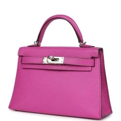 Hermès Pre-owned Hermes Kelly Sellier 20 Magnolia Epsom Palladium Hardware -Online Bag Store H K 231212 2 OM 03