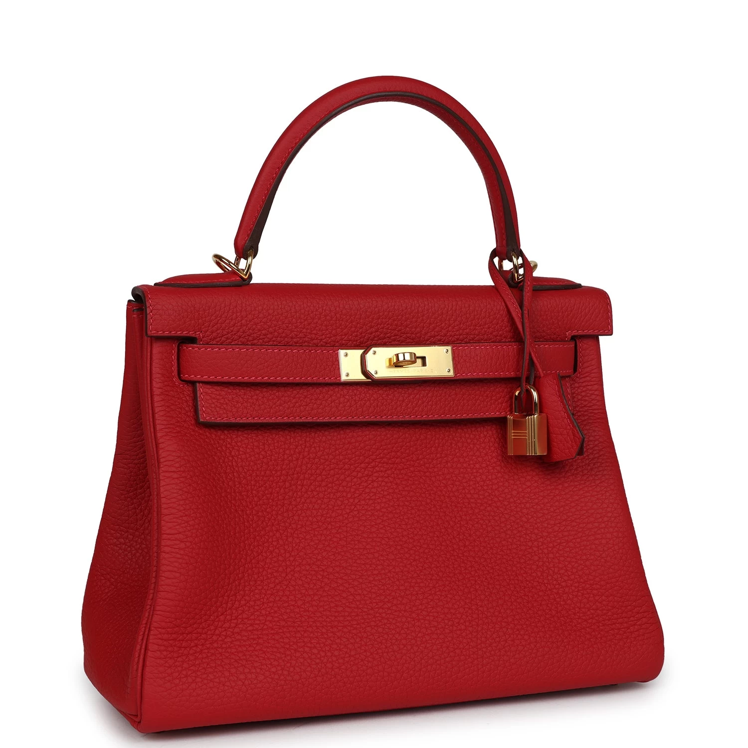 Hermès Hermes Kelly Retourne 28 Vermillion Clemence Gold Hardware 4 Hermès Hermes Kelly Retourne 28 Vermillion Clemence Gold Hardware - Image 2