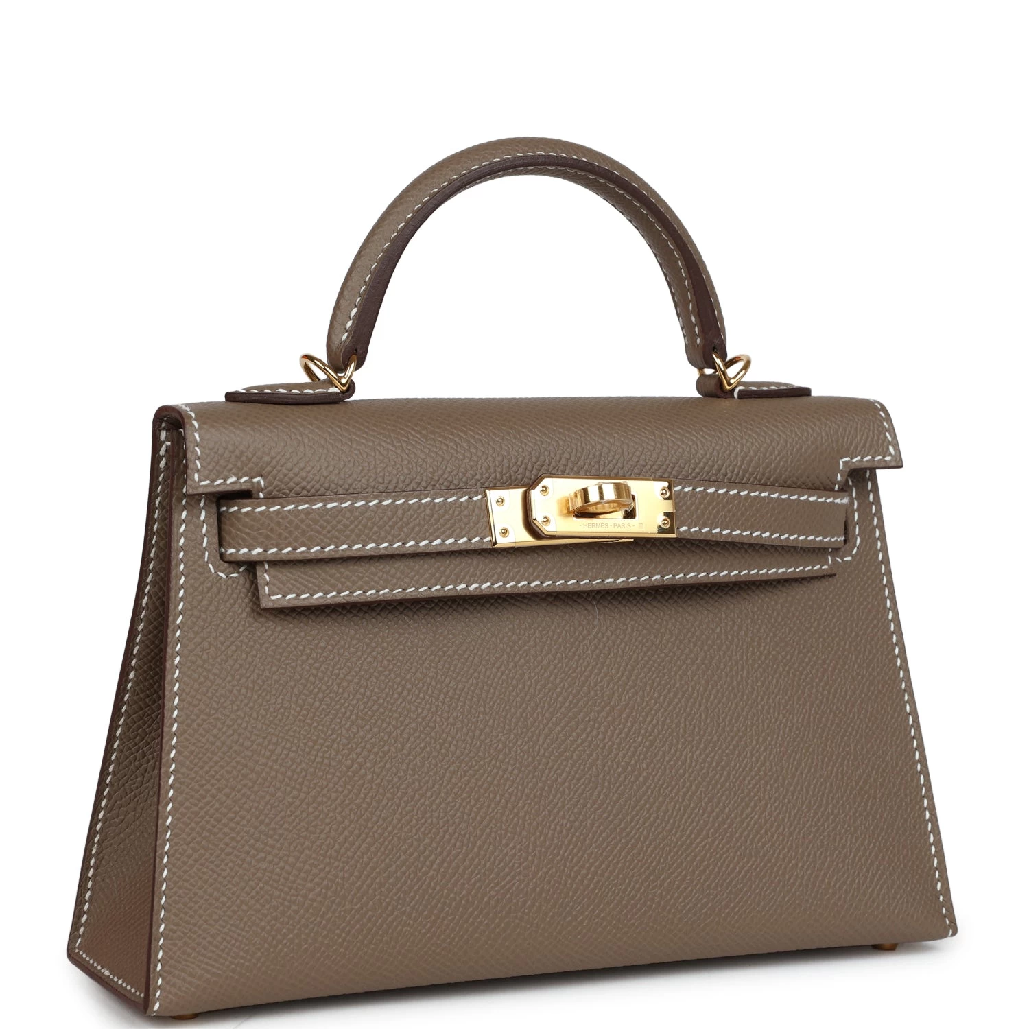 Hermès Hermes Kelly Sellier 20 Etoupe Epsom Gold Hardware 4 Hermès Hermes Kelly Sellier 20 Etoupe Epsom Gold Hardware - Image 2