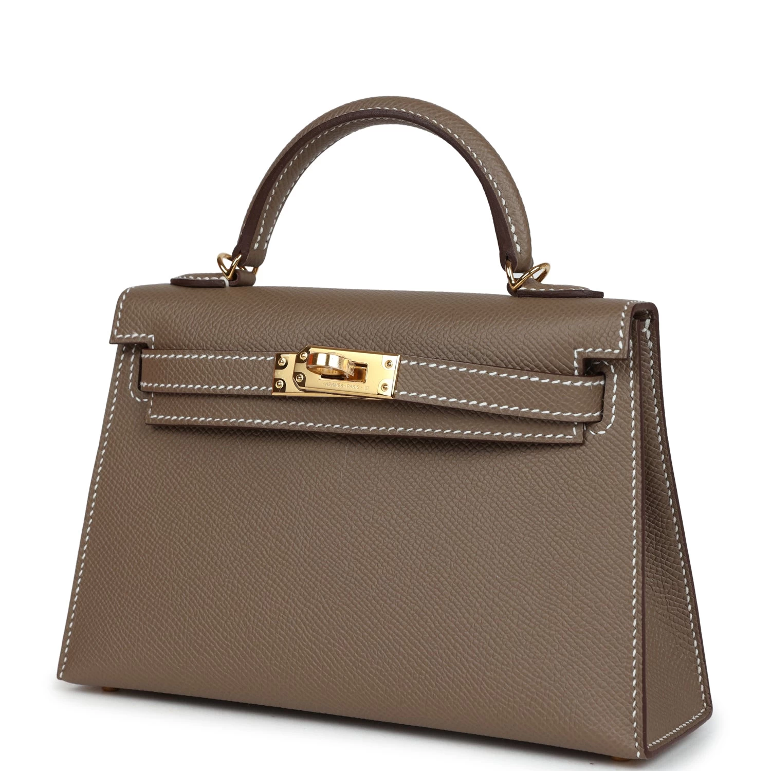 Hermès Hermes Kelly Sellier 20 Etoupe Epsom Gold Hardware 7 Hermès Hermes Kelly Sellier 20 Etoupe Epsom Gold Hardware - Image 5