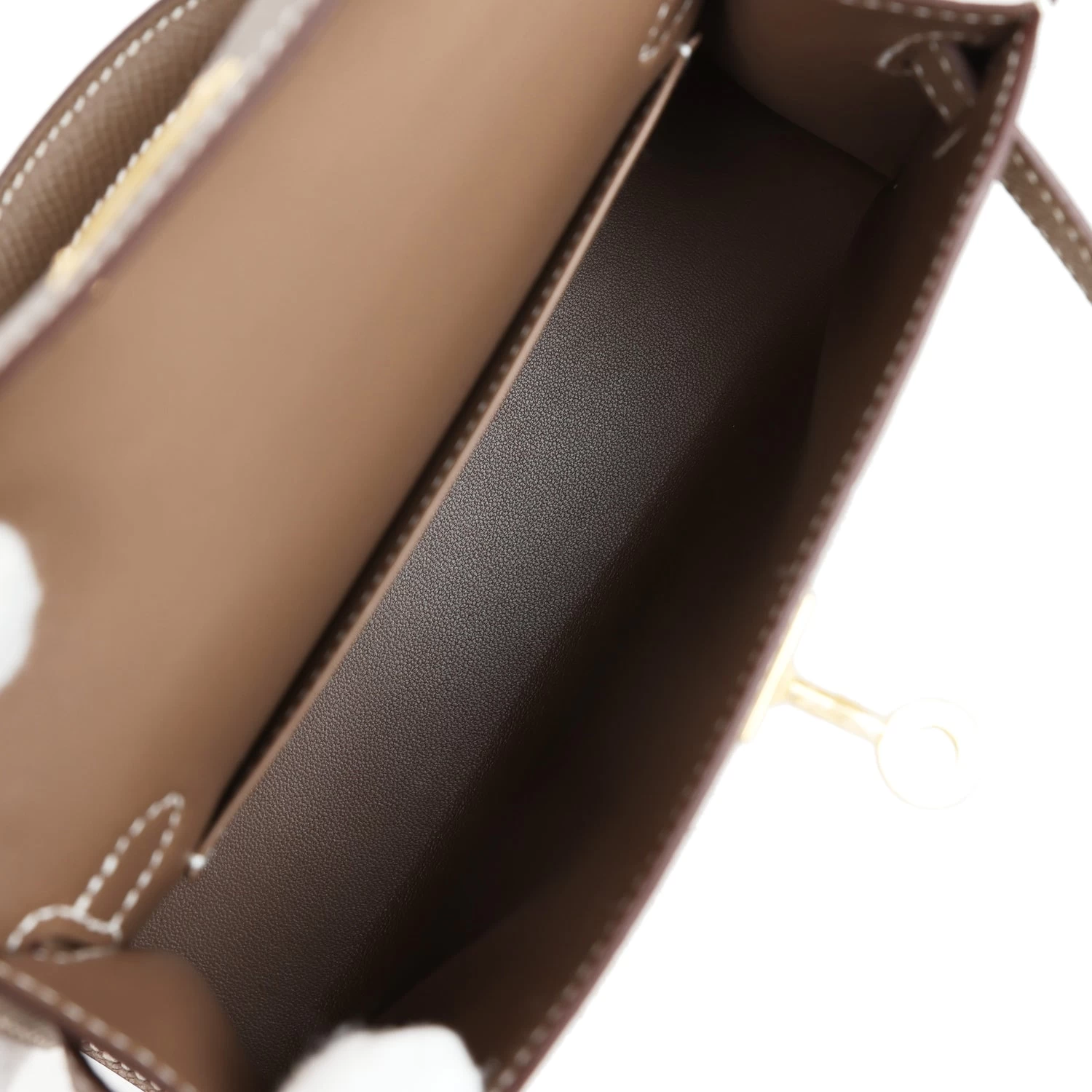 Hermès Hermes Kelly Sellier 20 Etoupe Epsom Gold Hardware 10 Hermès Hermes Kelly Sellier 20 Etoupe Epsom Gold Hardware - Image 8