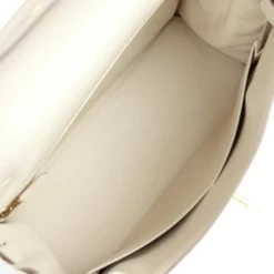 Hermès Hermes Kelly Retourne 32 Craie Togo Gold Hardware -Online Bag Store H K 240103 6 09