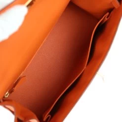 Hermès Hermes Kelly Sellier 28 Orange Epsom Gold Hardware -Online Bag Store H K 240109 1 09