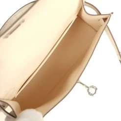 Hermès Hermes Kelly Sellier 20 Nata Matte Alligator Palladium Hardware -Online Bag Store H K 240129 1 08