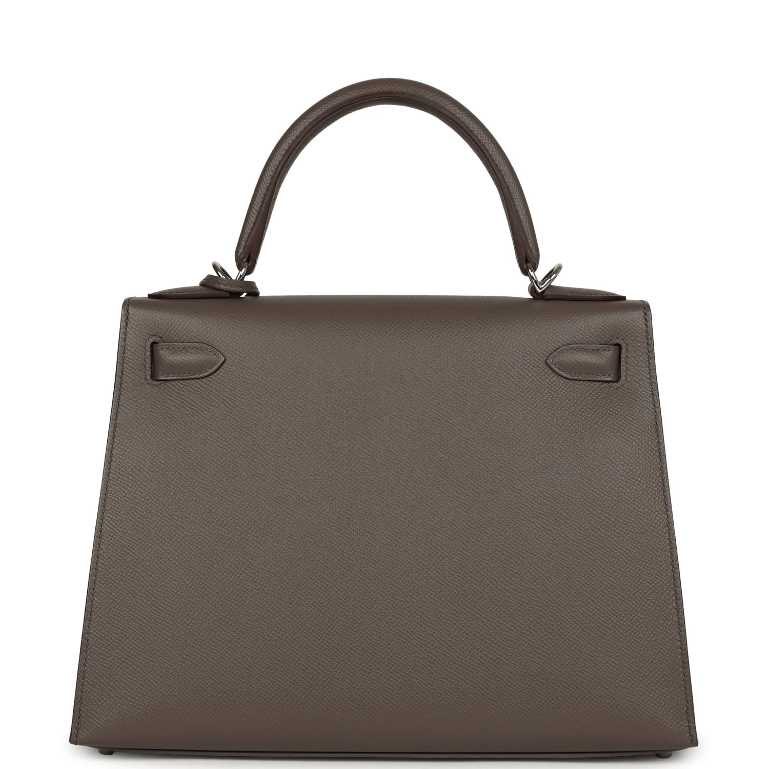 Hermès Pre-owned Hermes Kelly Sellier 28 Etain Epsom Palladium Hardware 6 Hermès Pre-owned Hermes Kelly Sellier 28 Etain Epsom Palladium Hardware - Image 4