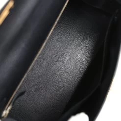Hermès Vintage Hermes Kelly Sellier 28 Black Ardennes Gold Hardware -Online Bag Store H K 240207 2 09