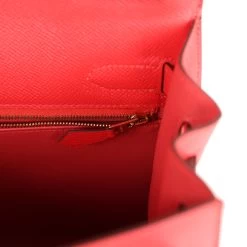 Hermès Hermes Kelly Sellier 32 Rouge Tomate Epsom Gold Hardware -Online Bag Store H K 240221 1 10