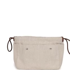 Hermès Hermes Fourbi 25 Pouch Naturel And Fauve Canvas And Barenia Calfskin Palladium Hardware 13 Hermès Hermes Fourbi 25 Pouch Naturel And Fauve Canvas And Barenia Calfskin Palladium Hardware -Online Bag Store H OT 230816 1 05