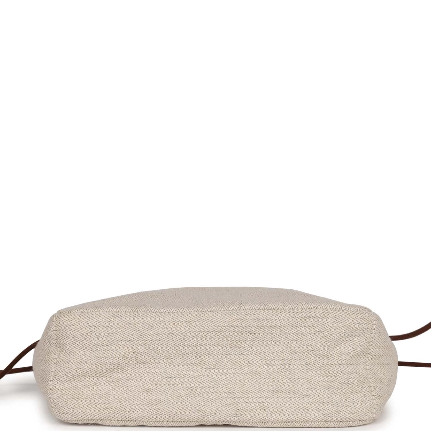 Hermès Hermes Fourbi 25 Pouch Naturel And Fauve Canvas And Barenia Calfskin Palladium Hardware 8 Hermès Hermes Fourbi 25 Pouch Naturel And Fauve Canvas And Barenia Calfskin Palladium Hardware - Image 6