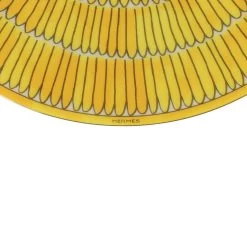 Hermès Hermes "Soleil D’ Hermes" Yellow Porcelain Breakfast Cup And Saucer Set 21 Hermès Hermes "Soleil D’ Hermes" Yellow Porcelain Breakfast Cup And Saucer Set -Online Bag Store H OT 240130 1 VP 09