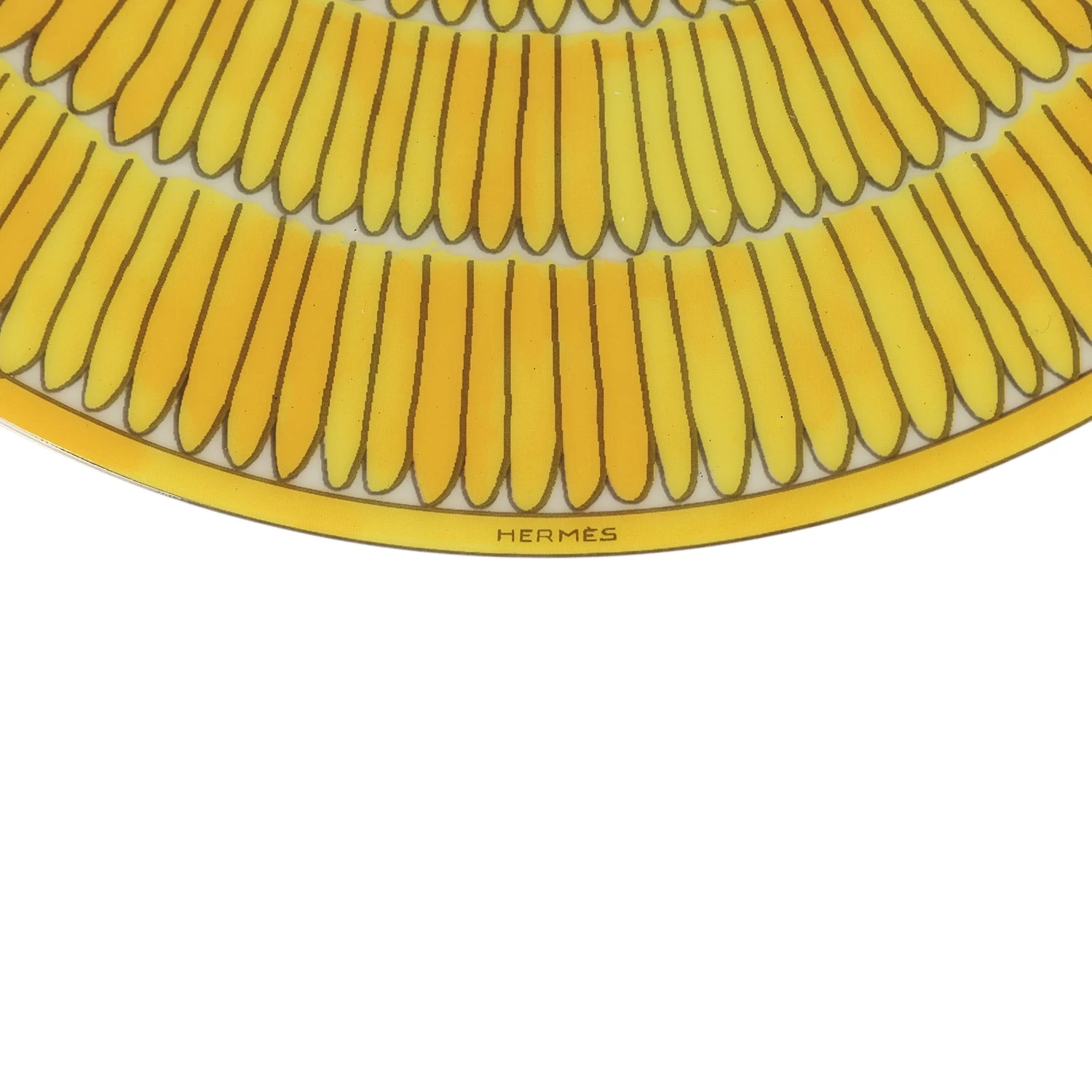 Hermès Hermes "Soleil D’ Hermes" Yellow Porcelain Breakfast Cup And Saucer Set 11 Hermès Hermes "Soleil D’ Hermes" Yellow Porcelain Breakfast Cup And Saucer Set - Image 9