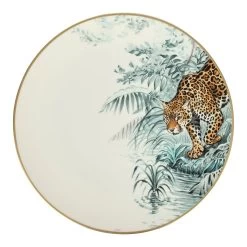 Hermès Hermes Carnets D’ Equateur Porcelain Dinner Plate