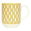 Hermès Hermes "Soleil D’ Hermes" Yellow Porcelain Breakfast Mug Set -Online Bag Store H OT 240130 2 VP 01