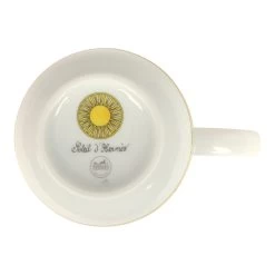 Hermès Hermes "Soleil D’ Hermes" Yellow Porcelain Breakfast Mug Set -Online Bag Store H OT 240130 2 VP 06