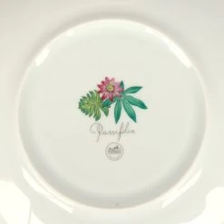 Hermès Hermes Passifolia Porcelain Dessert Plate Set -Online Bag Store H OT 240130 9 VP 06