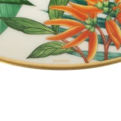 Hermès Hermes Passifolia Porcelain Dessert Plate Set -Online Bag Store H OT 240130 9 VP 07