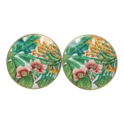 Hermès Hermes Passifolia Porcelain Breakfast Cup And Saucer Set Green & White 24K Gold & Porcelain 17 Hermès Hermes Passifolia Porcelain Breakfast Cup And Saucer Set Green & White 24K Gold & Porcelain -Online Bag Store H OT 240304 1 VP 07