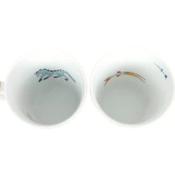 Hermès Hermes Epopee Set Of 2 Mugs White Multicolor Porcelain 10 Hermès Hermes Epopee Set Of 2 Mugs White Multicolor Porcelain -Online Bag Store H OT 240312 1 VP 04