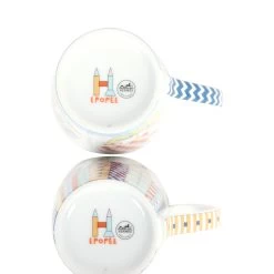 Hermès Hermes Epopee Set Of 2 Mugs White Multicolor Porcelain 11 Hermès Hermes Epopee Set Of 2 Mugs White Multicolor Porcelain -Online Bag Store H OT 240312 1 VP 05
