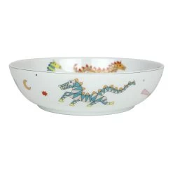 Hermès Hermes Epopee Set Of 4 White Multicolor Porcelain Tableware Set -Online Bag Store H OT 240312 2 VP 08