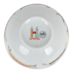 Hermès Hermes Epopee Set Of 4 White Multicolor Porcelain Tableware Set -Online Bag Store H OT 240312 2 VP 15