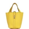 Hermès Hermes Picotin Lock 18 Jaune De Naples Clemence Palladium Hardware -Online Bag Store H PI 052722 1 01