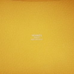 Hermès Hermes Picotin Lock 18 Jaune De Naples Clemence Palladium Hardware -Online Bag Store H PI 052722 1 08