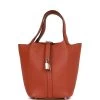 Hermès Hermes Picotin Lock 18 Cuivre Clemence Palladium Hardware -Online Bag Store H PI 090222 1 01
