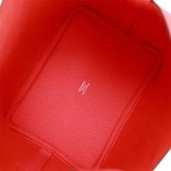 Hermès Hermes Picotin Lock 18 Rose Texas Clemence Palladium Hardware 16 Hermès Hermes Picotin Lock 18 Rose Texas Clemence Palladium Hardware -Online Bag Store H PI 102422 2 07