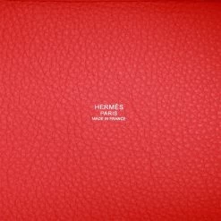 Hermès Hermes Picotin Lock 18 Rose Texas Clemence Palladium Hardware 17 Hermès Hermes Picotin Lock 18 Rose Texas Clemence Palladium Hardware -Online Bag Store H PI 102422 2 08