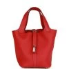 Hermès Hermes Picotin Lock 18 Vermillion Clemence Palladium Hardware -Online Bag Store H PI 102422 3 01