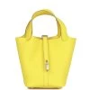 Hermès Hermes Picotin Lock 18 Lime Clemence Palladium Hardware -Online Bag Store H PI 102622 1 01
