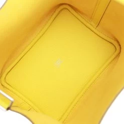 Hermès Hermes Picotin Lock 18 Lime Clemence Palladium Hardware -Online Bag Store H PI 102622 1 07