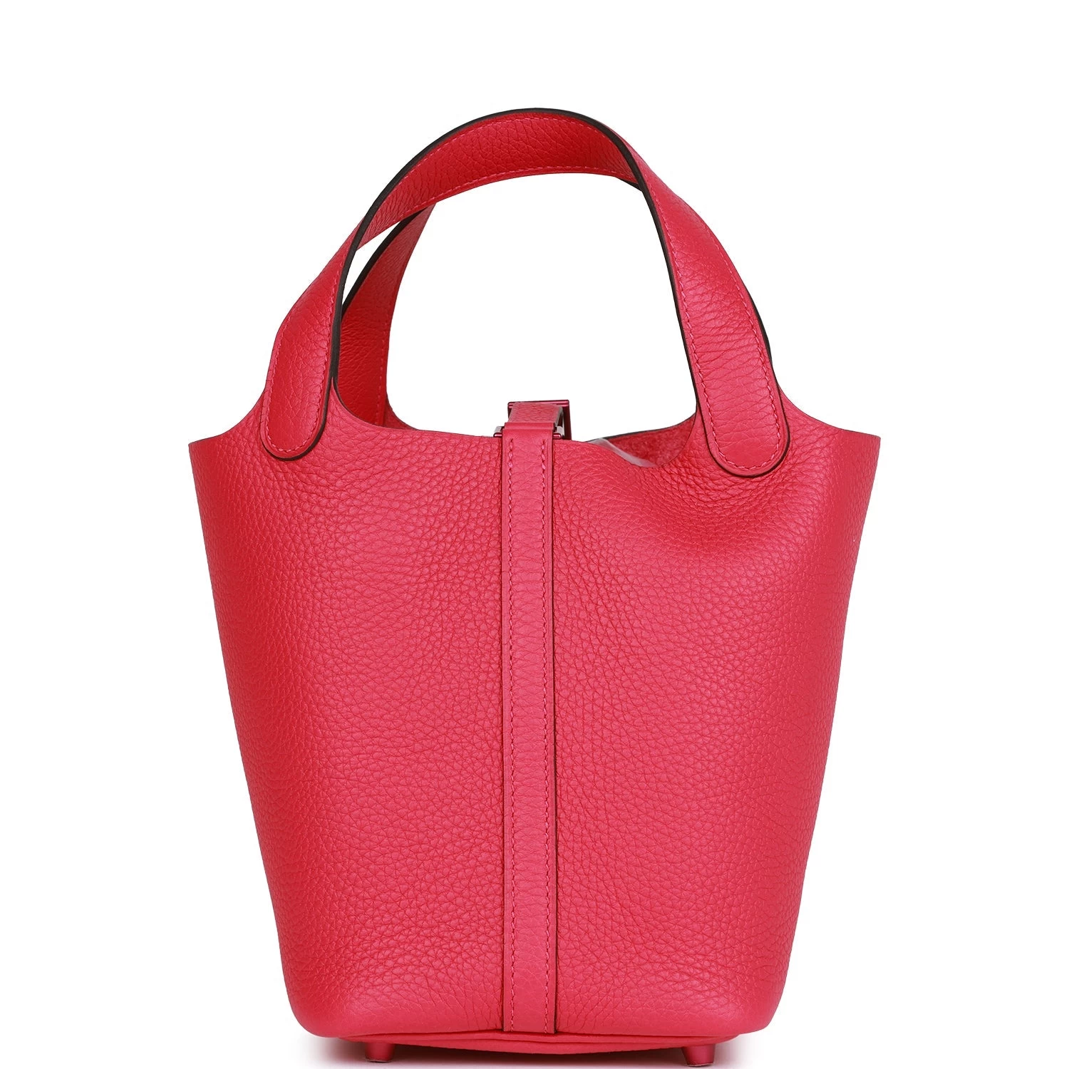 Hermès Hermes Monochrome Picotin 18 Rose Mexico Clemence Pink Hardware 6 Hermès Hermes Monochrome Picotin 18 Rose Mexico Clemence Pink Hardware - Image 4