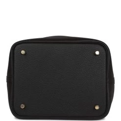 Hermès Hermes Picotin Lock 22 Black Clemence Gold Hardware -Online Bag Store H PI 230531 1 TC 06